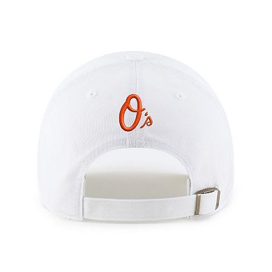 Preschool '47 White Baltimore Orioles Ice Cream Helmet Clean Up Adjustable Hat