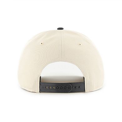Men's '47 Cream/Black Carolina Hurricanes Logo 2-Tone Hitch Adjustable Hat