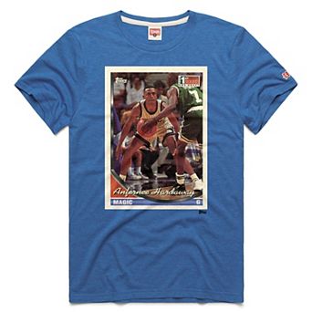 Unisex Homage Penny Hardaway Blue Orlando Magic Topps Trading Card Player Tri-Blend T-Shirt