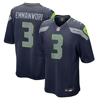 Men's Nike Nick Emmanwori College Navy Seattle Seahawks Team Game Jersey