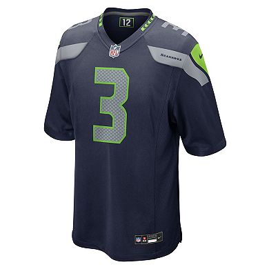 Men's Nike Nick Emmanwori College Navy Seattle Seahawks Team Game Jersey