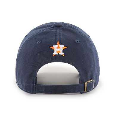 Men's '47 Navy Houston Astros Ice Cream Helmet Clean Up Adjustable Hat