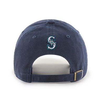 Men's '47 Navy Seattle Mariners Ice Cream Helmet Clean Up Adjustable Hat
