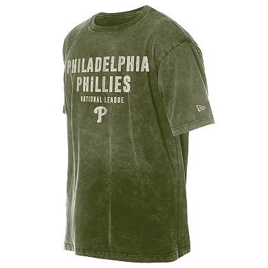 Men's New Era Olive Philadelphia Phillies 2026 Armed Forces Day T-Shirt