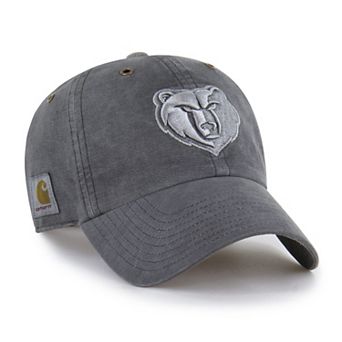Men's Carhartt x '47 Charcoal Memphis Grizzlies Clean Up Adjustable Hat