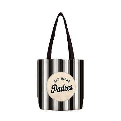 Logo Brands Black San Diego Padres Classic Canvas Tote