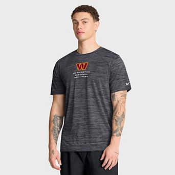 Men's Nike Anthracite Washington Commanders Velocity Ball Carrier Dri-FIT T-Shirt