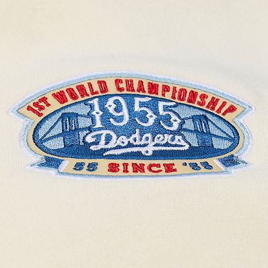 Men's Mitchell & Ness Cream Los Angeles Dodgers