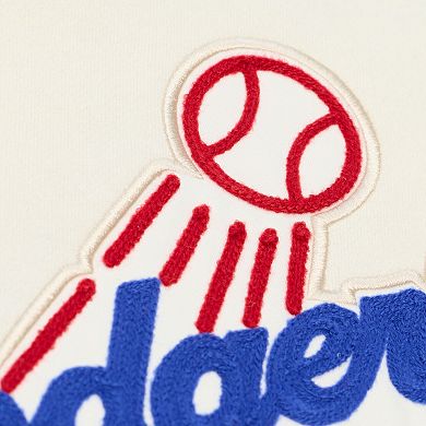 Men's Mitchell & Ness Cream Los Angeles Dodgers