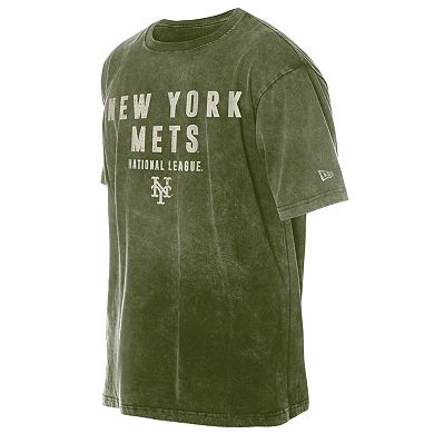 Men's New Era Olive New York Mets 2026 Armed Forces Day T-Shirt