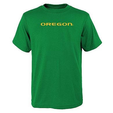 Youth Outerstuff Green Oregon Ducks Primary Logo T-Shirt