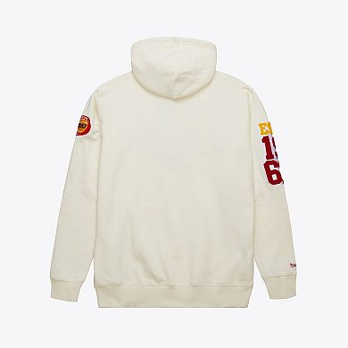 Men's Mitchell & Ness Cream Houston Rockets Sswagger Fleece Hoodie