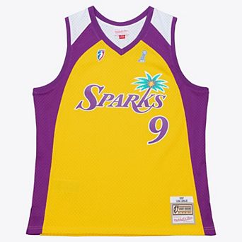 Unisex Mitchell & Ness Lisa Leslie Gold Los Angeles Sparks Court Origins Swingman Jersey