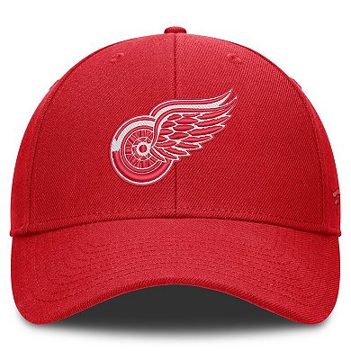 Men's Fanatics Red Detroit Red Wings Force Adjustable Hat