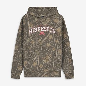 Men's Uscape Apparel Camo Minnesota Golden Gophers Back Bay Fleece Hoodie