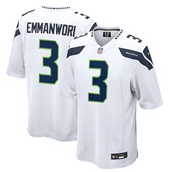 Men's Nike Nick Emmanwori White Seattle Seahawks Game Jersey