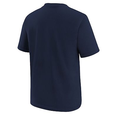 Youth Nike Navy Washington Nationals Large Logo T-Shirt