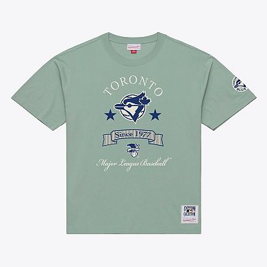 Men's Mitchell & Ness Green Toronto Blue Jays Yacht Rock T-Shirt