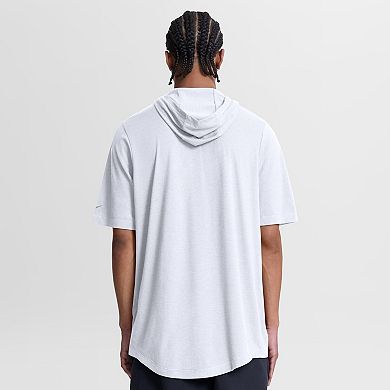 Men's Nike White Minnesota Vikings Tri-Blend Hooded T-Shirt