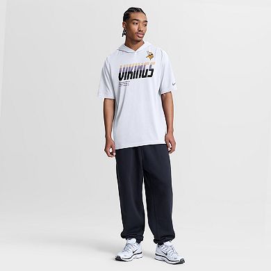 Men's Nike White Minnesota Vikings Tri-Blend Hooded T-Shirt