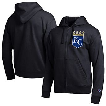 Men's Champion Black Kansas City Royals All-Star Full-Zip Hoodie