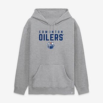 Men's Fanatics Heather Gray Edmonton Oilers Home Fleece Hoodie
