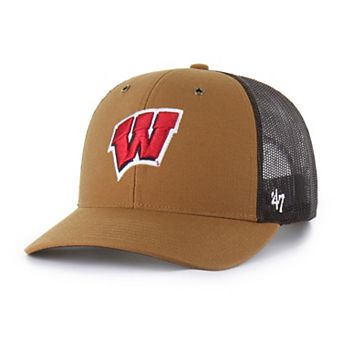 Unisex Carhartt x '47 Brown Wisconsin Badgers Trucker Adjustable Hat