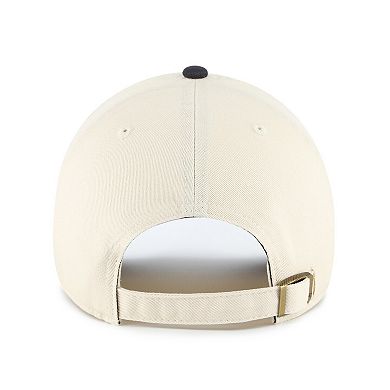 Men's '47 Cream/Charcoal Utah Mammoth Clean Up Adjustable Hat