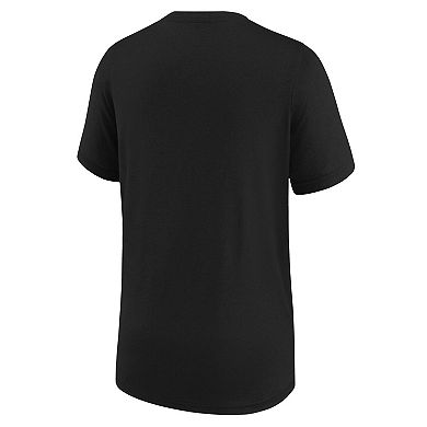 Youth Nike Black Philadelphia Eagles Icon Legend Dri-FIT T-Shirt