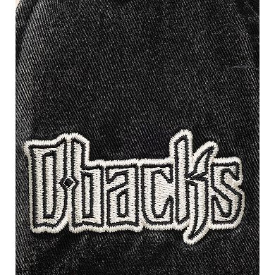 Unisex Mitchell & Ness Cream/Black Arizona Diamondbacks Snow Block Pro Crown Snapback Hat