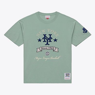 Men's Mitchell & Ness Green New York Mets Yacht Rock T-Shirt