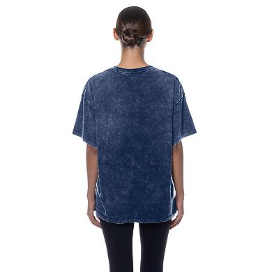 Women's New Era Royal Chicago Cubs Oversized Boyfriend T-Shirt