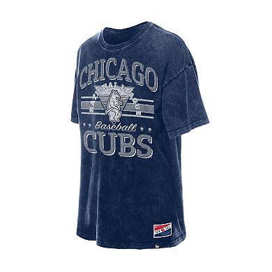 Women's New Era Royal Chicago Cubs Oversized Boyfriend T-Shirt