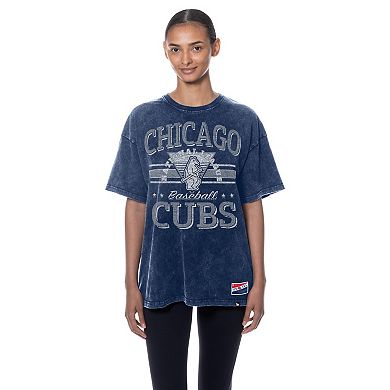 Women's New Era Royal Chicago Cubs Oversized Boyfriend T-Shirt