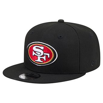 Men's New Era Black San Francisco 49ers 9FIFTY Snapback Hat
