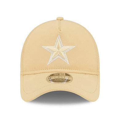 Men's New Era Tan Dallas Cowboys Apex 9FORTY Adjustable Hat