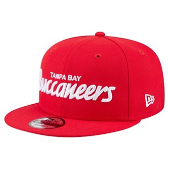 Men's New Era Red Tampa Bay Buccaneers Core Team Script 9FIFTY Snapback Hat