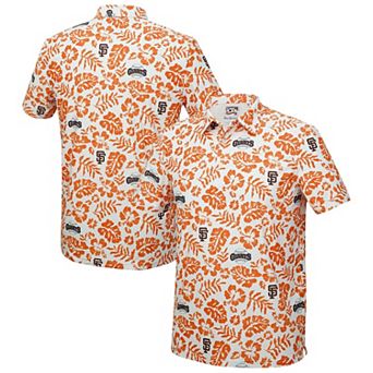 Men's Reyn Spooner White San Francisco Giants Big & Tall Cooperstown Collection Pua Performance Polo