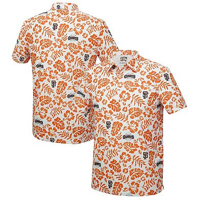 Men's Reyn Spooner White San Francisco Giants Big & Tall Cooperstown Collection Pua Performance Polo