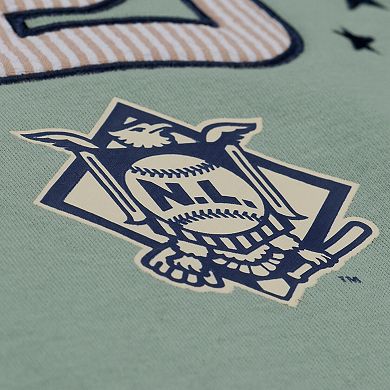 Men's Mitchell & Ness Green San Diego Padres Yacht Rock Fleece Sweatshirt