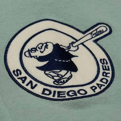 Men's Mitchell & Ness Green San Diego Padres Yacht Rock Fleece Sweatshirt
