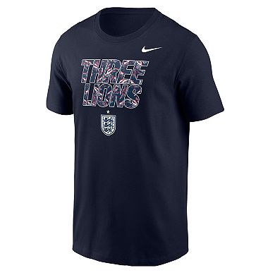 Men's Nike Navy England National Team 2026 Core T-Shirt