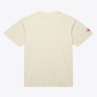 Women's Mitchell & Ness Ken Griffey Jr. Cream Cincinnati Reds Cooperstown Name & Number Throwback T-Shirt