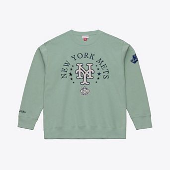 Men's Mitchell & Ness Green New York Mets Yacht Rock Fleece Sweatshirt