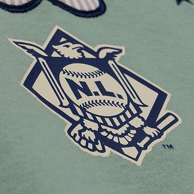 Men's Mitchell & Ness Green New York Mets Yacht Rock Fleece Sweatshirt