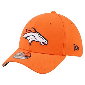 Men's New Era Orange Denver Broncos Core Team 39THIRTY Flex Hat