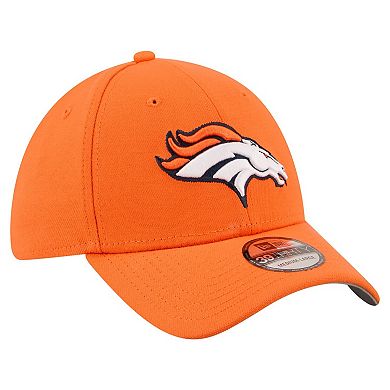 Men's New Era Orange Denver Broncos Core Team 39THIRTY Flex Hat