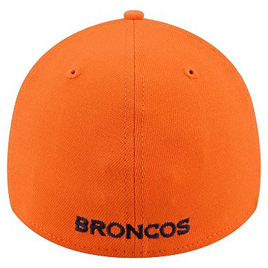 Men's New Era Orange Denver Broncos Core Team 39THIRTY Flex Hat