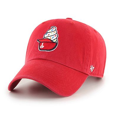Men's '47 Red Philadelphia Phillies Ice Cream Helmet Clean Up Adjustable Hat