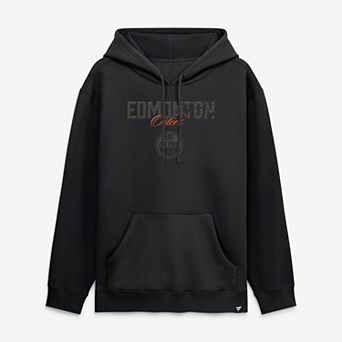 Men's Fanatics Edmonton Oilers Black Out Hoodie